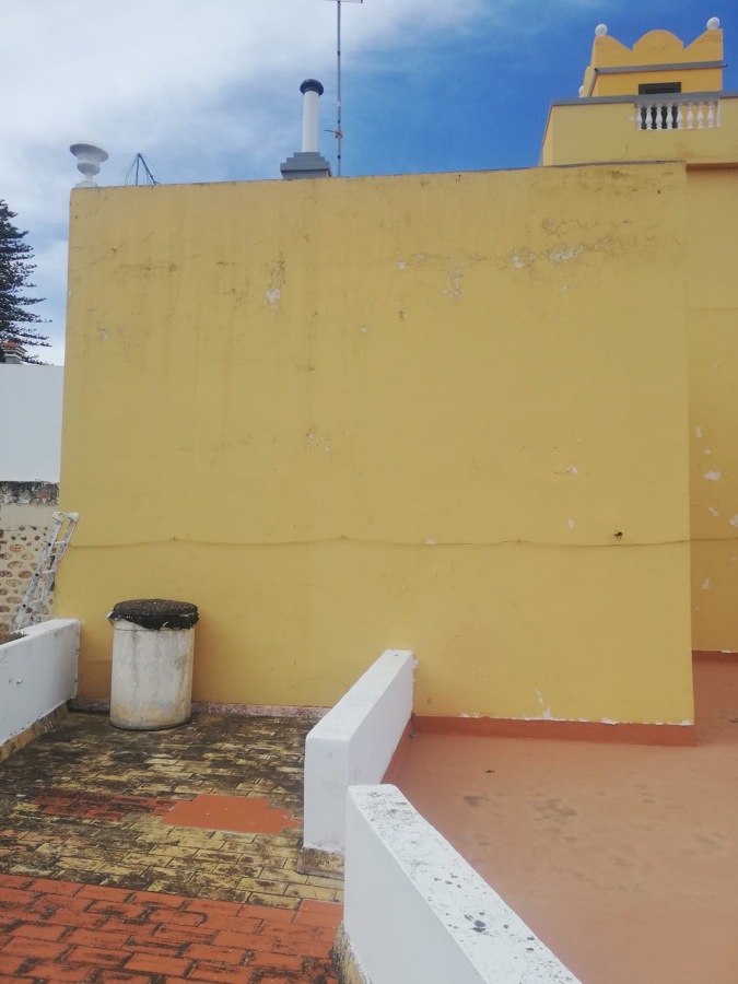 Pintura exterior de fachada reparación de superficies