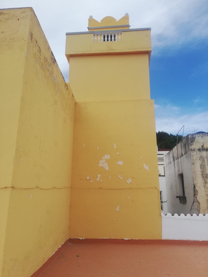 Pintura exterior de fachada reparación de superficies