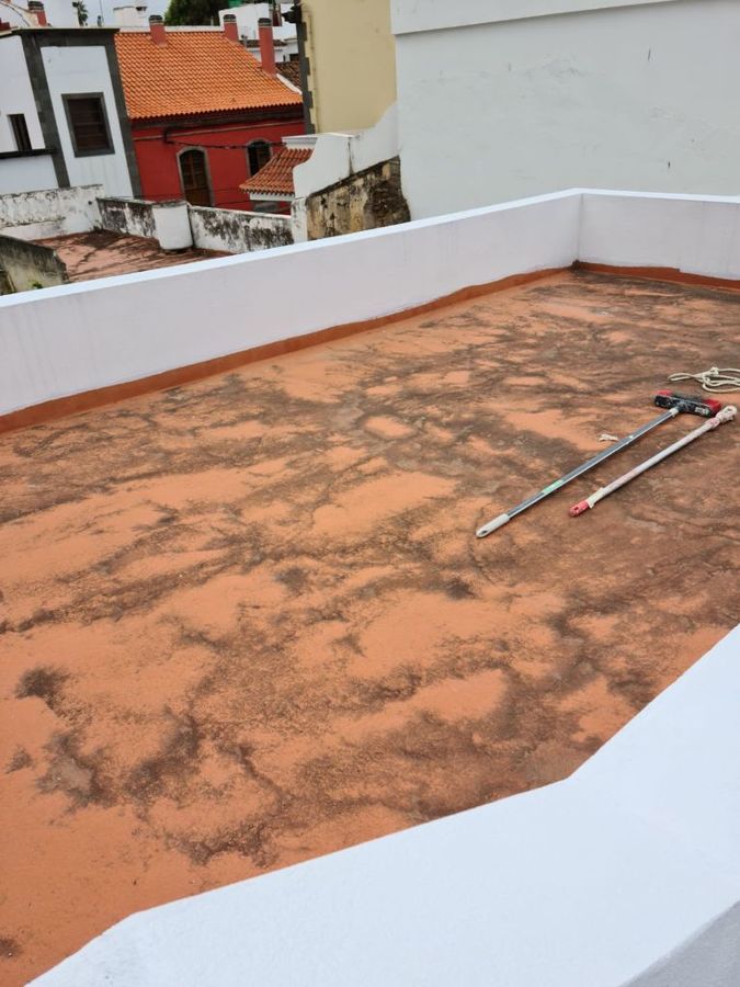 Pintura exterior de muros azotea