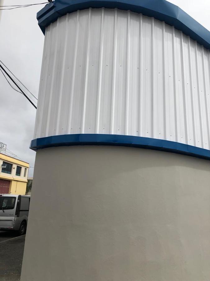 pintura exterior de nave industrial