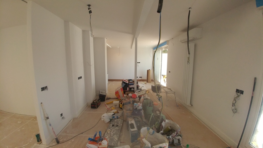 pintura, falso techo , rodapie