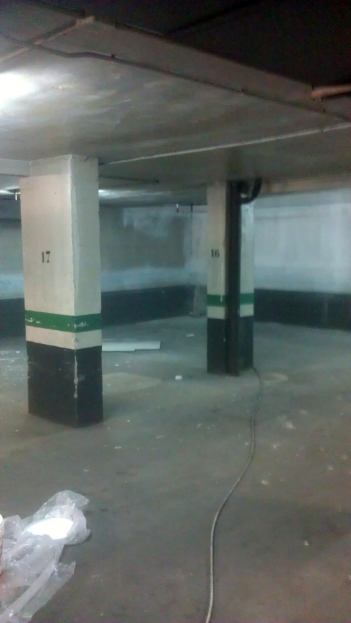 Pintura garaje comunidad (antes)