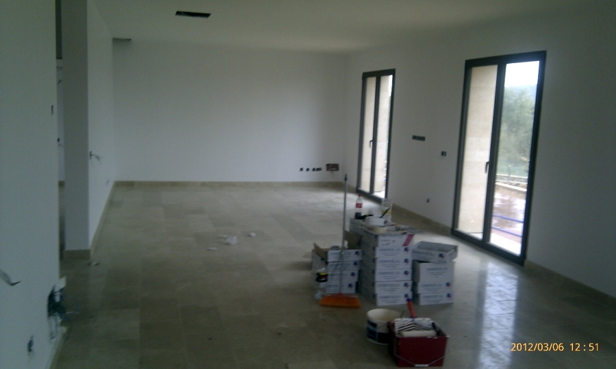 PINTURA INTERIOR EN CASA DE CAMPO NUEVA