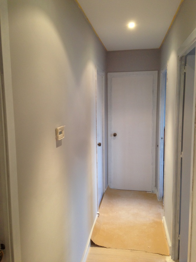 Pintura paredes y puertas vivienda