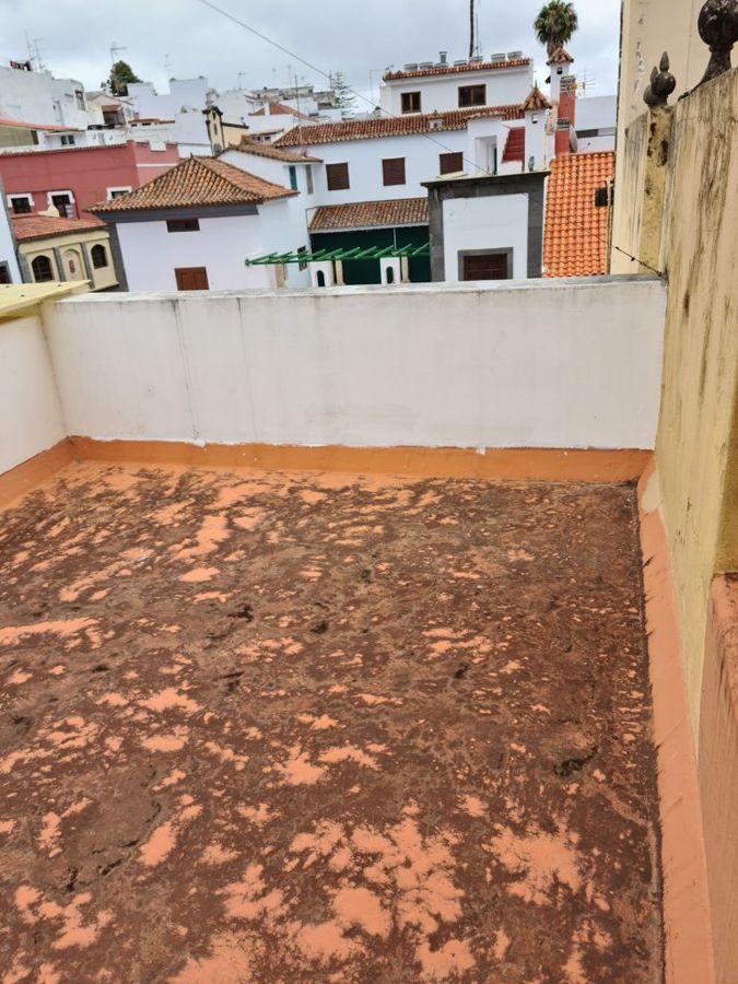 Pintura y reparación de muros azotea