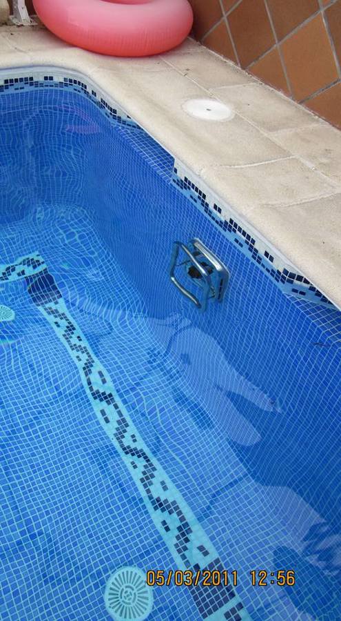 Piscina con yacussi acabada