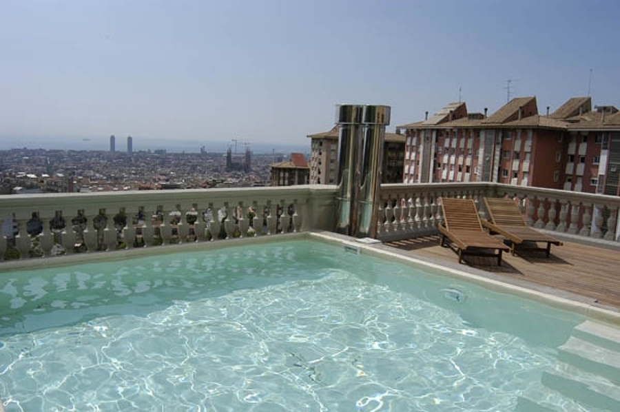 Piscina en ático