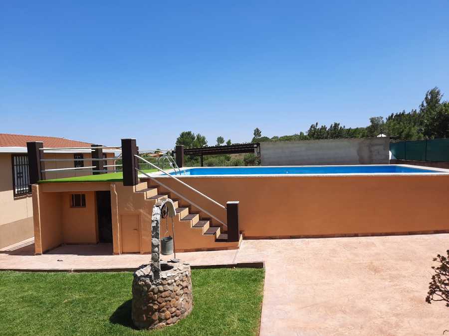 piscina en ecorubber y corcho