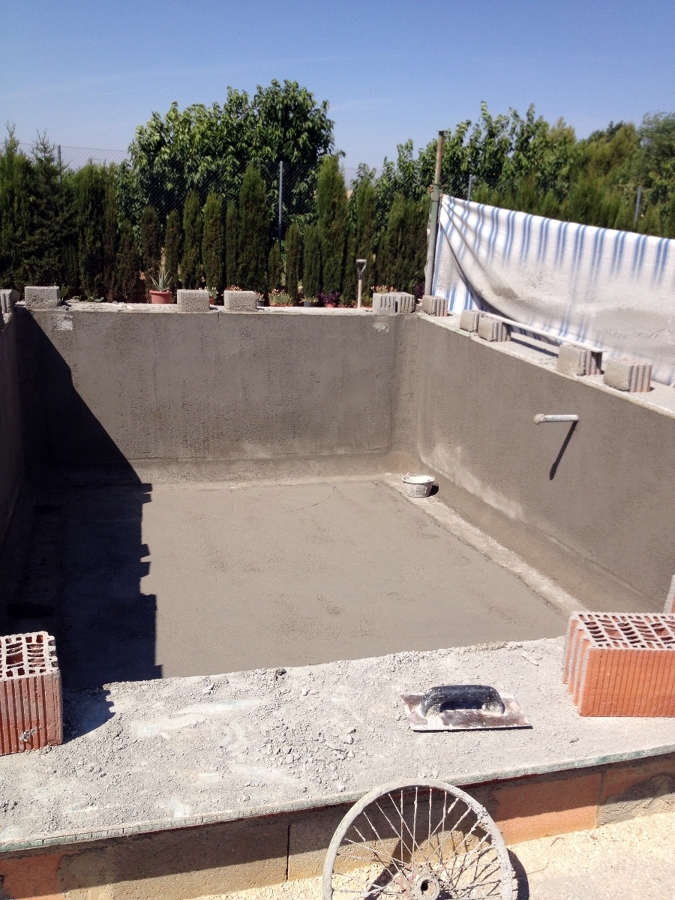 Piscina en ejecución