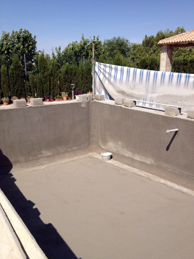 Piscina en ejecución