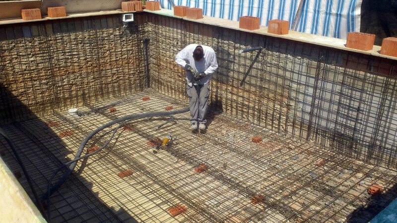 Piscina en ejecución