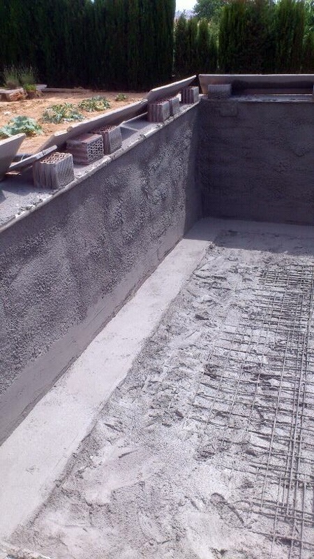 Piscina en ejecución