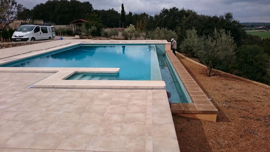 Piscina en vivienda unifamiliar