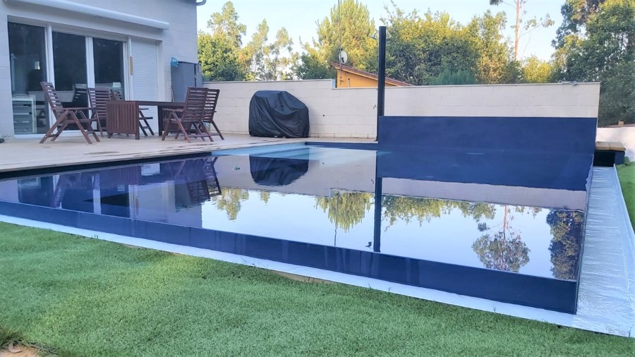 Piscina infinity y fin de semana