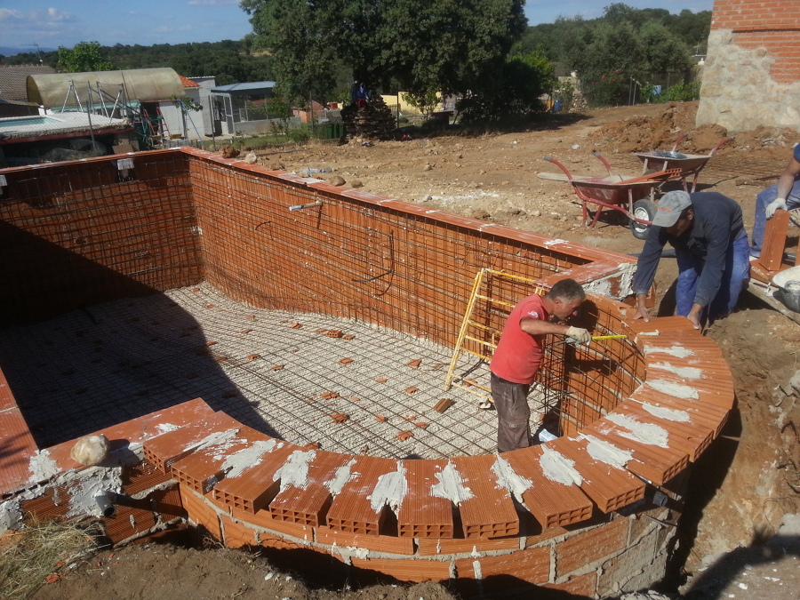 Piscina mampostería