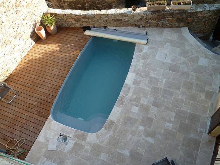 Piscina modelo Florenza en color gris ceniza