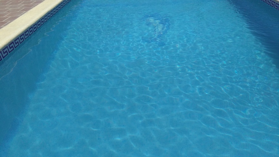 Piscina normal con mosaico