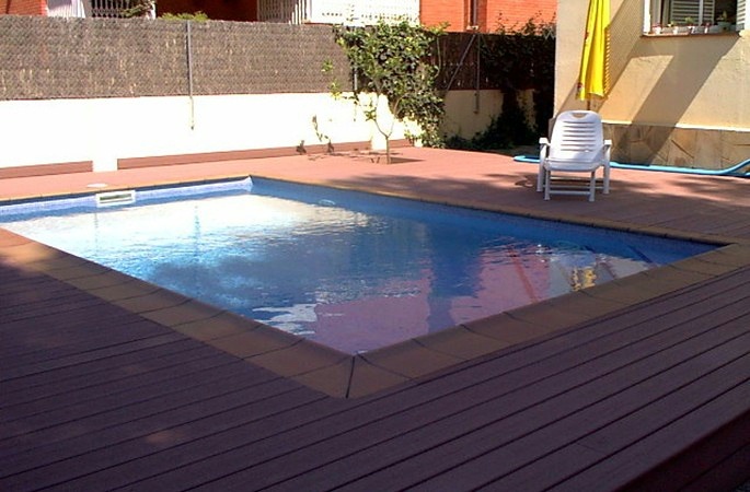 Piscina terminada.