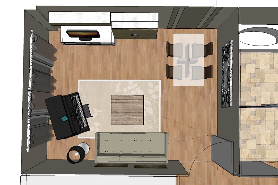 PISO PILOTO PRYCONSA VALDEBEBAS - SALON