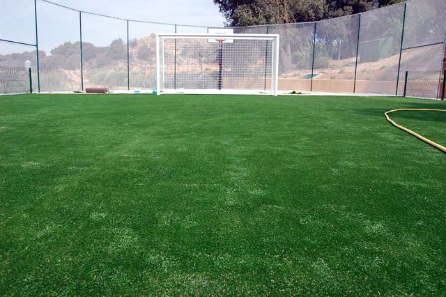 Pista en proceso, antes de riego