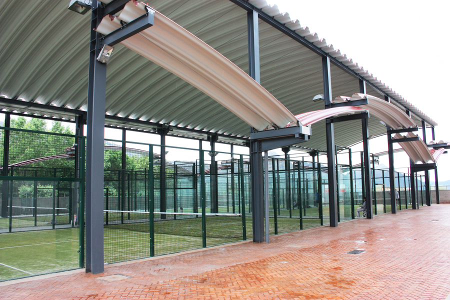 Pistas de pádel cubiertas