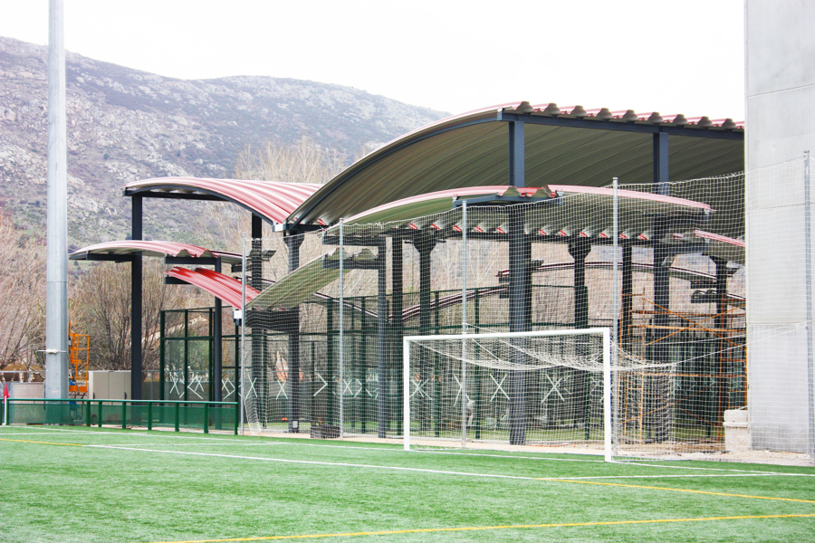 Pistas de pádel cubiertas