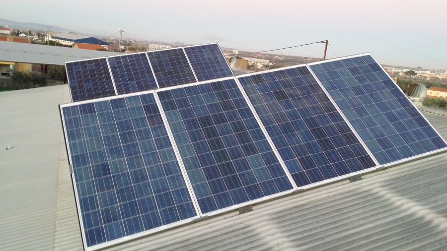 Placas solares para nave-vivienda