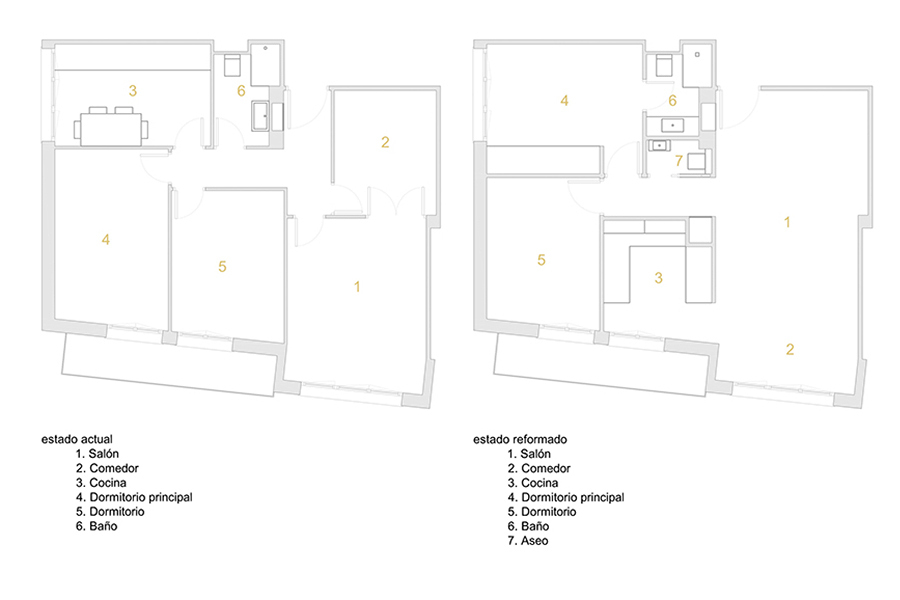 Planta antes / después 