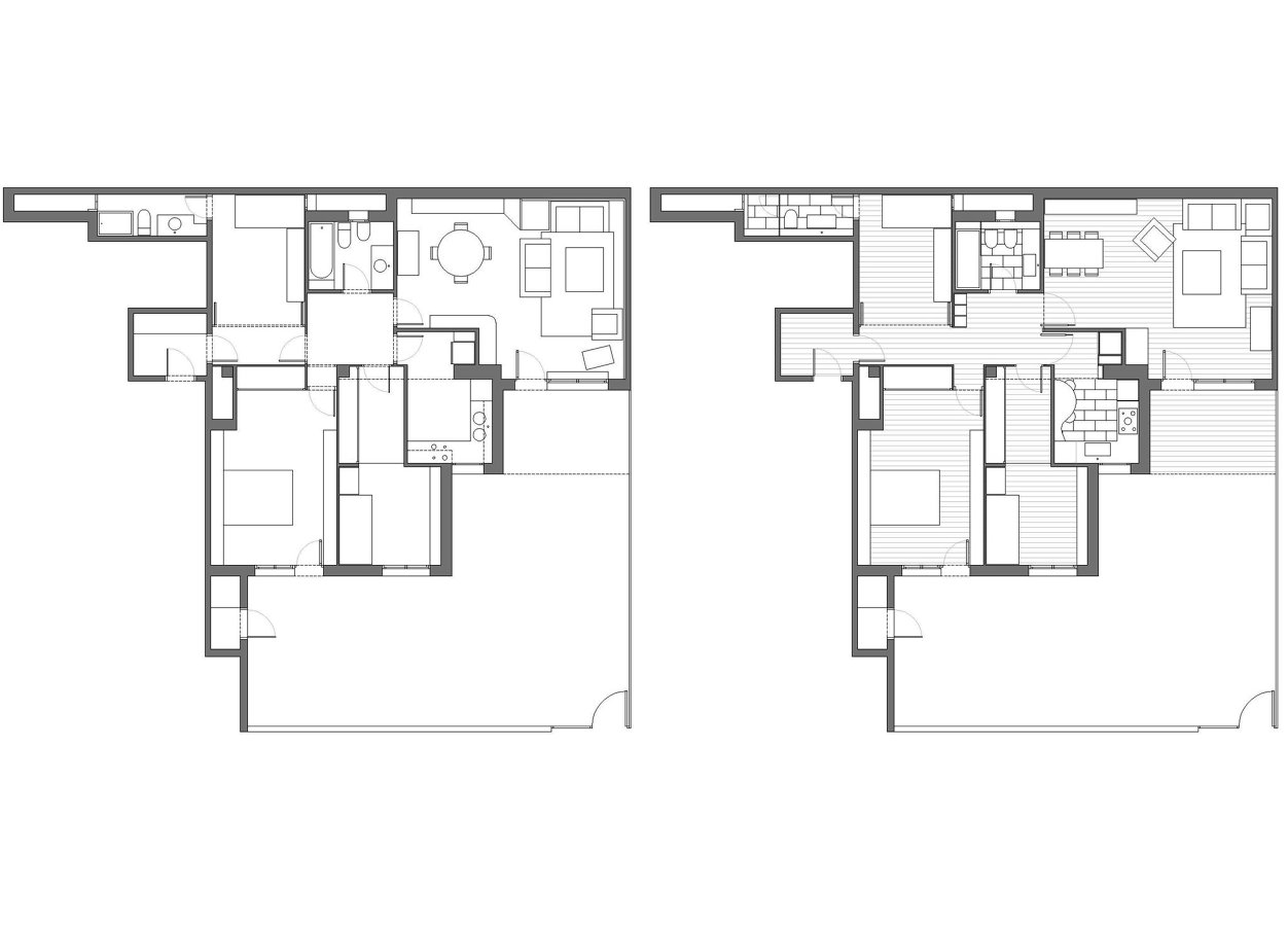 Plano antes y después