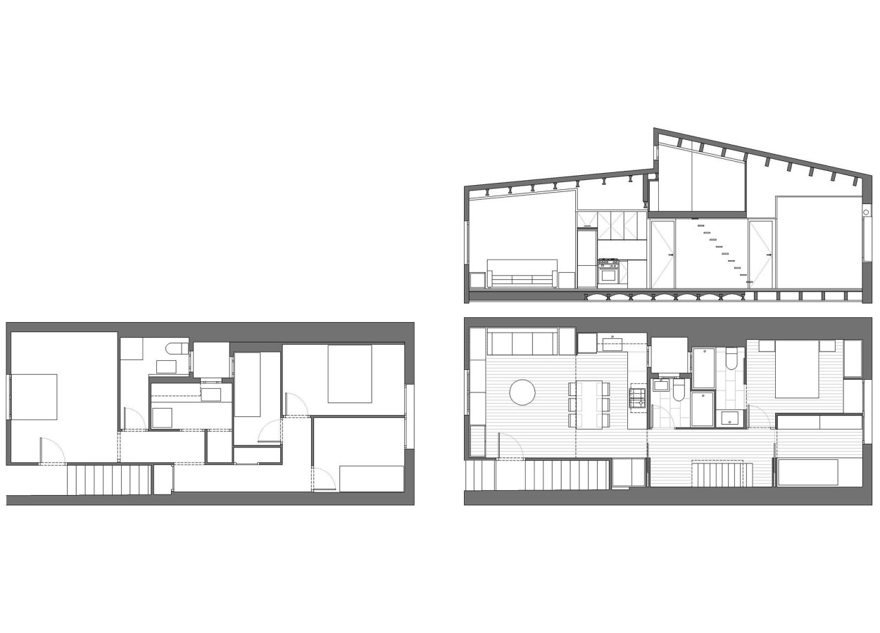 Plano antes y después