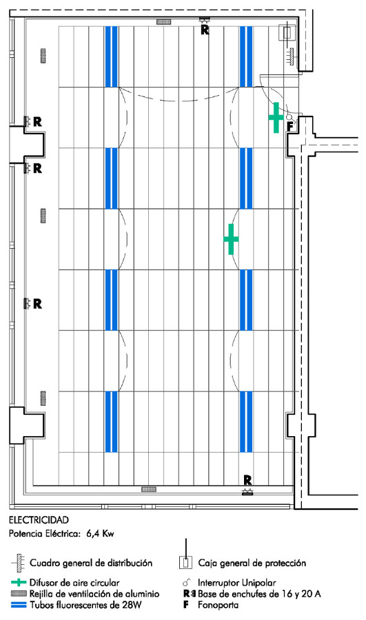 Plano de instalación eléctrica