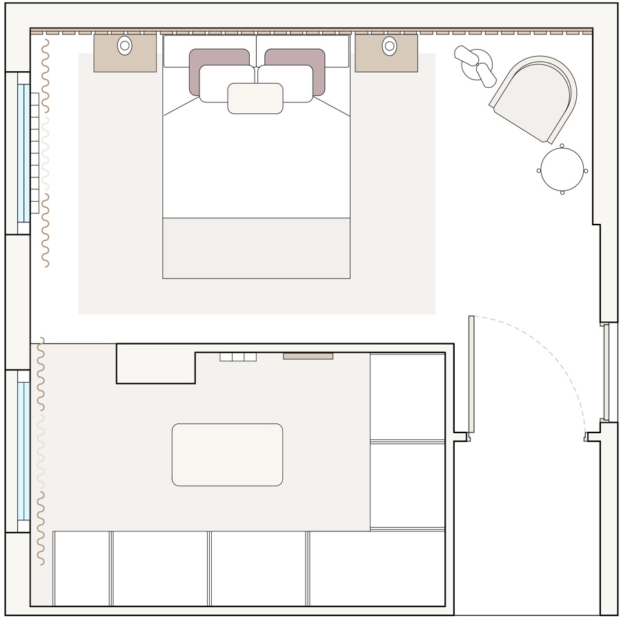 Plano de planta de distribución del proyecto
