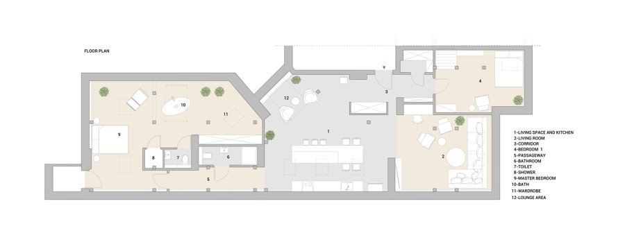 Plano de planta distribución 