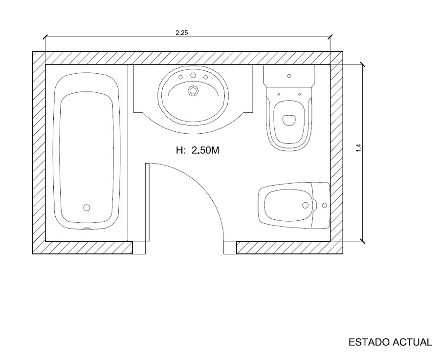 Plano del estado antes de la reforma