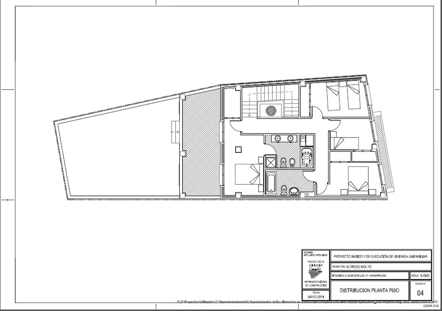 Plano distribución planta 1