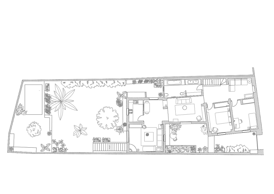 Plano distribución planta baja