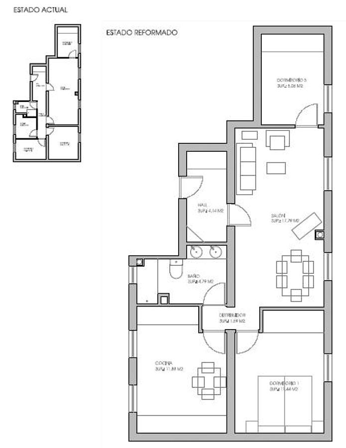 PLANO ESTADO ACTUAL Y REFORMADO
