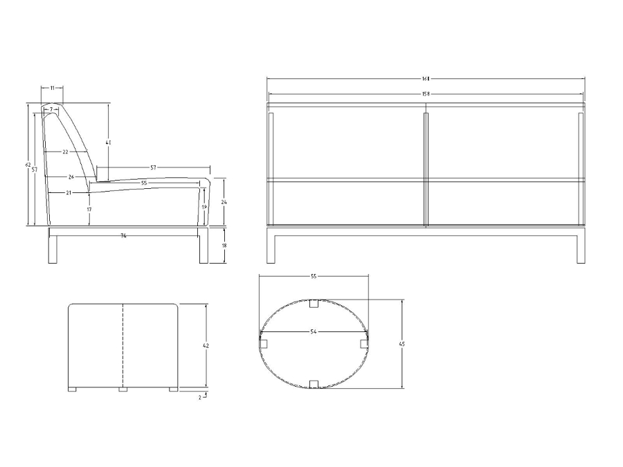 Plano mobliario a medida Kavango - L'estilo interiorismo