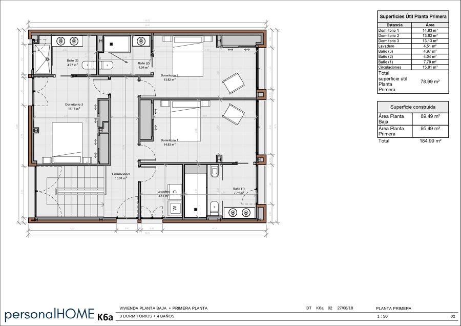 Plano planta primera