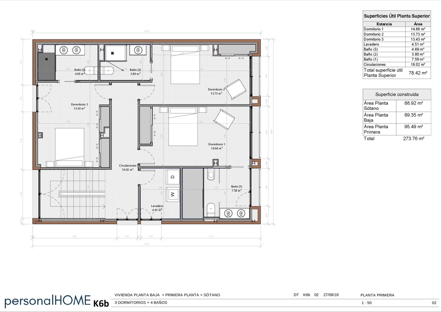 Plano primera planta