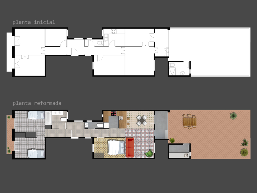 Plànol abans i després