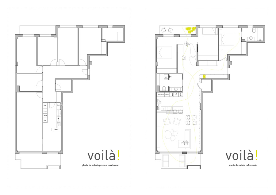planos antes y después