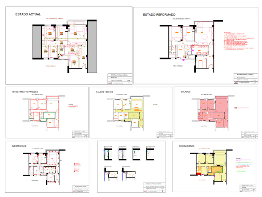 Planos contractuales y planos de obra