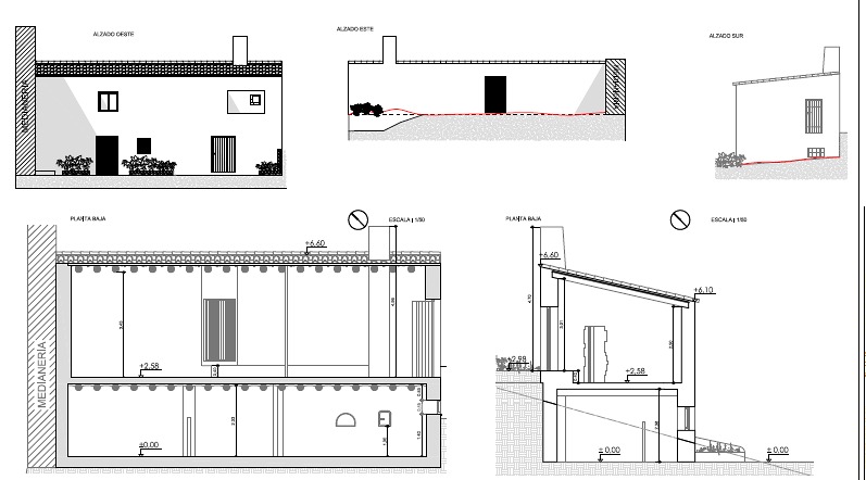 Planos de diseño de estado actual
