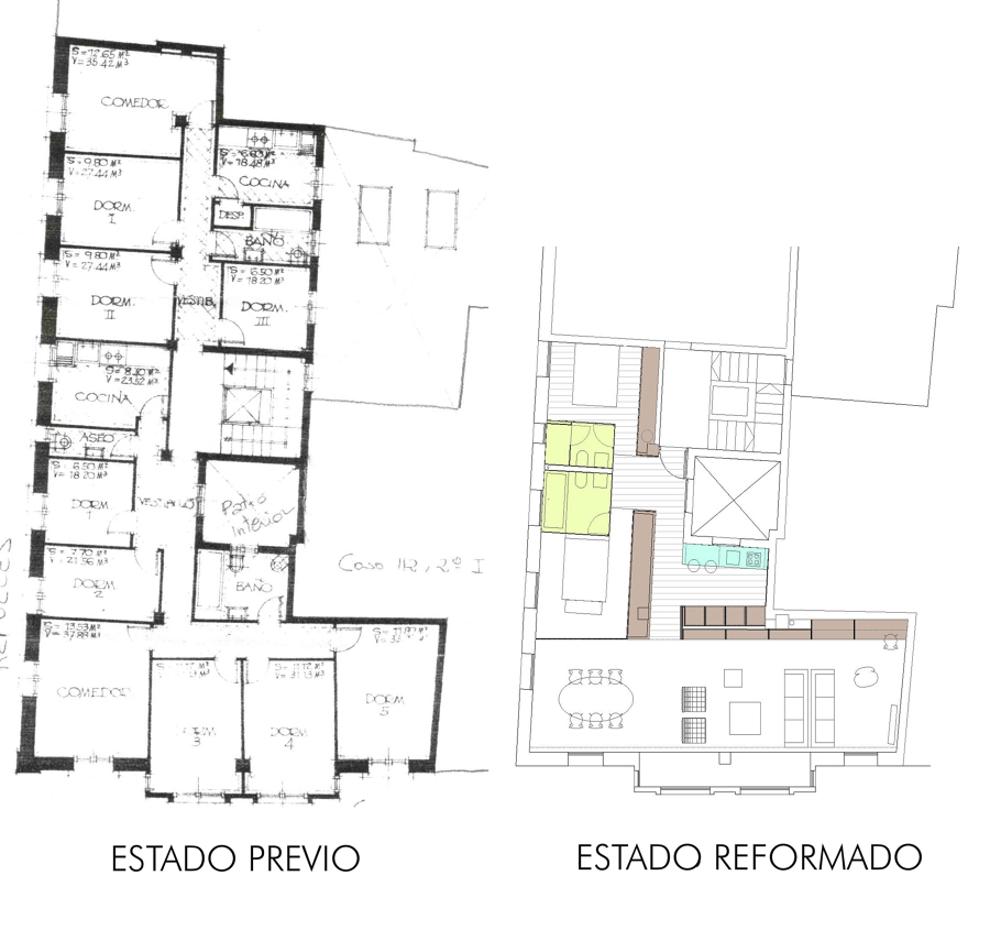 Planos - previo y reformado
