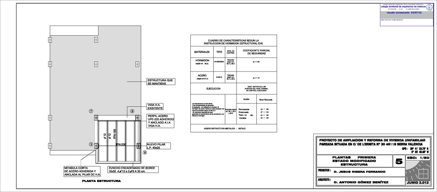 PLANTA AMPLIACIÓN FORJADO