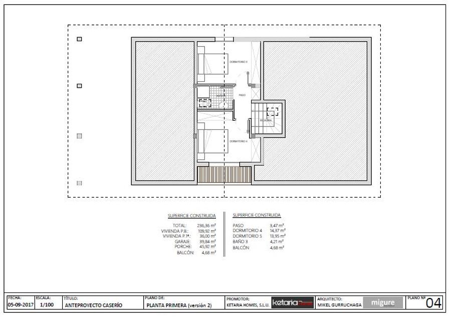 PLANTA BAJOCUBIERTA Plano