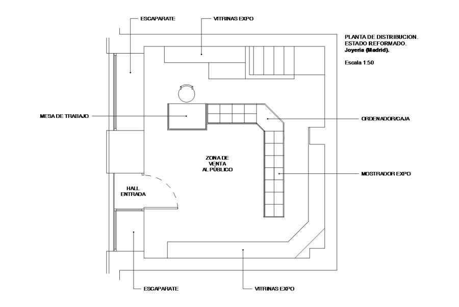 Planta de distribución tienda