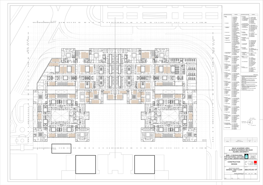 Planta de distribución y mobiliario