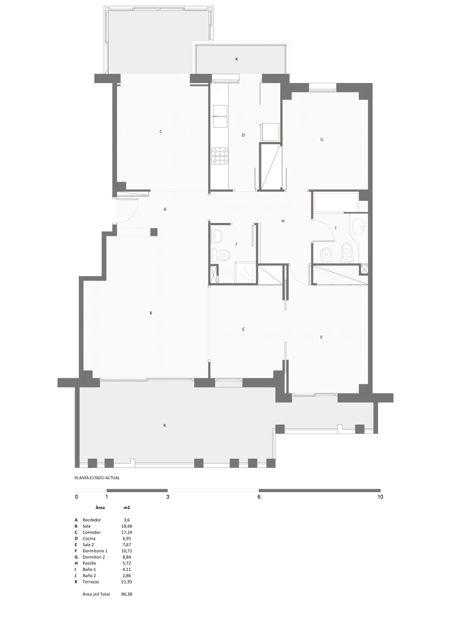 Planta de estado actual.